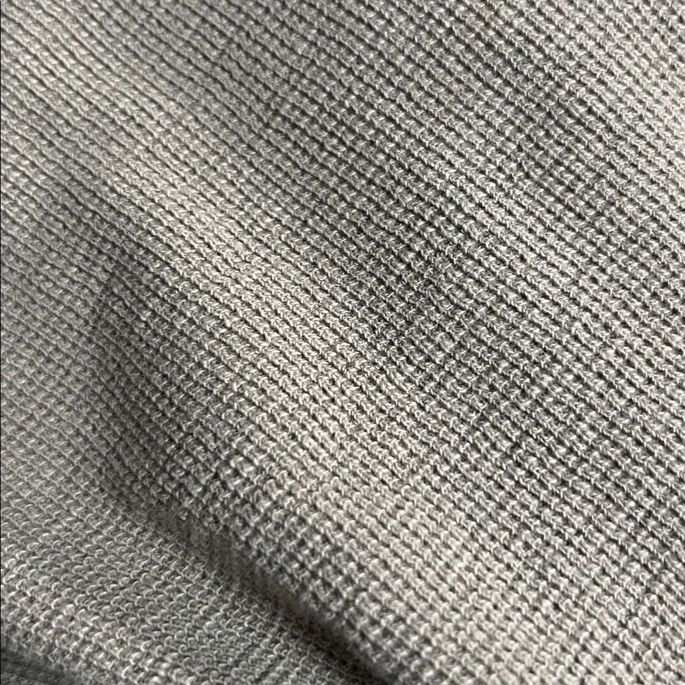 James Perse standard taupe scoop neck long sleeve cotton Henley top Made in USA - Picture 9 of 9